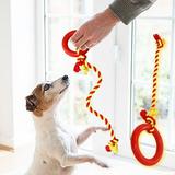 Fnochy Interactive Dog Toys Interactive Dog Toys Tug Of War Dog Toys Rubber Durable Dog Chew Toys Bright Colors No Filler Dog Toys For Small Dogs