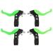 2 Pairs Kids Bicycle Brake Lever Brake Handle Children Bike Cycling Brake Levers Bike Spare Parts Bicycle Accessories (13 x 8.4 x 3 cm Black&Green)