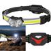 Rechargeable Headlamp Flashlight for Outdoor Camping Cycling Super Bright LED Head Lamp 45 Degree Adjustable Riding Lights