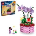 LEGO Disney Encanto Isabelaâ€™s Flowerpot Buildable Orchid Flower Toy for Kids with Disney Encanto Mini-Doll Disney Toy for Play and Display Fun Disney Gift for 9 Year Old Girls and Boys 43237