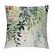 GOSMITH Floral Spring Green Pillow Covers Vintage Wild Flowers Decor Sage Green Throw Pillows Leaves Outdoor Farmhouse Wildflower Plant Decorative Cushion for Couch Bed Sofa