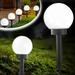 Shellbot Don t Miss Out Lawn Lamp Solar Light Circular Ball White LED Light Courtyard Garden Outdoor Solar Light