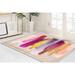 Pink Rugs Colorful Rugs Gold Rug Modern Rug Non-Slip Carpet Door Mat Entry Rug Wedding Rug Outdoor Rug 3D Printed Rug Minimal Rug 2.6 x9.2 - 80x280 cm