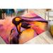 Modern Rugs Animal Rugs Penguins Pastel Painting Rug Colorful Rug Penguin Rugs Outdoor Rugs Office Rugs Runner Rugs Farmhouse Rug 5.2 x7.5 - 160x230 cm