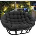 YZboomLife N/ Outdoor Papasan Cushion Double Papasan Cushion Thick Egg Nest Seat Cushions Waterproof Swing Chair Cushion with Ties Without Chair for Indoor Outdoor