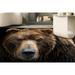 Animal Rug Bridesmaid Gift Rug Wild Animal Rug Modern Rug Cool Rug Brown Bear Rugs Easy to Clean Rug Loft Rug Saloon Rugs Brown Rug 3.3 x6.5 - 100x200 cm