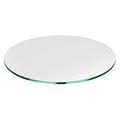 TiaGOC 32 Round Glass Table Top - Tempered- 1/4 Thick - Flat Polished Glass