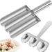 Gustve Meatball Maker Stainless Steel Meat Baller Scoop with Scraper Manual Meat Ball Maker