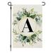 YANHAIGONG Spring Deals!Spring Garden Flags Easter Garden Flags 26 Letters Garden Flags for Spring St Patricks Day First Letter Of Surname Hanging Flag At The Gate Of Courtyard