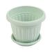 AYYUFE Flower Pots Lightweight Thickened Large Capacity Deep Anti-deformation Decorative Macaron Color Imitation Ceramics Planter Pot Greenery Accessories