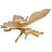 Cyan Design 10630 Aluminum Bug Statue - Gold