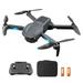 Aibecy Remote Control Drone with Dual 4K Foldable Headless Drone with Optical Visual Positioning Gesture Photography with Storage Bag 2 Battery