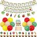 Locally Grown Baby Shower Decorations Locally Grown Banner Balloons Fruit Vegetables Cupcake Toppers Farmerâ€™s Market Gardener Party Supplies