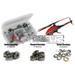 RCScrewZ Metal Shielded Bearing Kit gob011b for Goblin Thunder 650/700 Heli RC Car - Complete Set