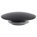 KERISTY Matte Black Basin Waste Pop Up Bathroom Sink Push Button Click Clack Plug 66mm