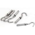 M6 Open Cup Hook Expansion Bolt Screws 304 Stainless Steel Anchor Ceiling Hook Bolts Heavy Duty Bolts 5 Pack