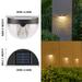 lulshou Solar Garden Lights Solar Lights 2PC Outdoor Courtyard Wall Lights Garden Villa Outdoor Layout Courtyard Decoration Small Night Lights