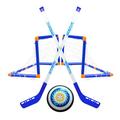 Suspended Ice Hockey 1 Set of Electric Suspended Ice Hockey Ice Ball Set Interactive Game Toy Sports Equipment Blue