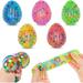 24 Pack Easter Eggs Stress Balls Fidget Toys Ball Toys for Easter Egg Hunt Easter Basket Stuffers Party Favors Gifts