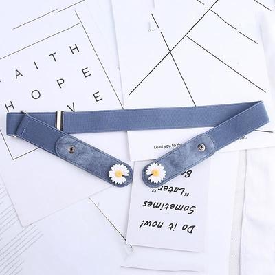Perforated Free Belt With No Marks, Women'S Summer Jeans Are Versatile, Elastic And Decorative, Invisible Women'S Waist