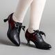 Women's Pumps Sandals Oxfords Brogue Plus Size Vintage Shoes Party Daily Cut-out Kitten Heel Elegant Vintage Fashion Faux Leather Dark Red Black White