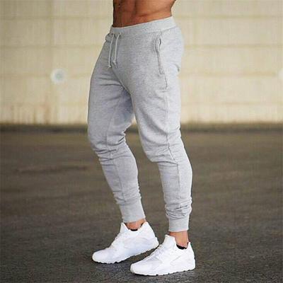 Men's Joggers Sweatpants Pocket Drawstring Bottoms Athletic Athleisure Breathable Soft Sweat wicking Fitness Gym Workout Performance Sportswear Activewear Solid Colored Sillver Gray Dark Grey Navy