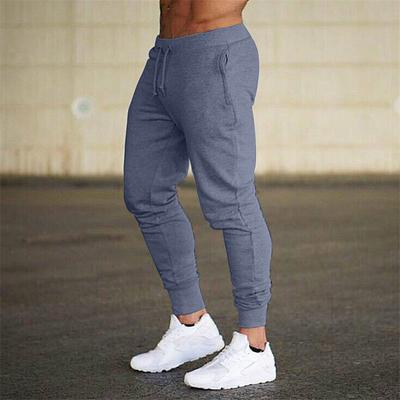 Men's Joggers Sweatpants Pocket Drawstring Bottoms Athletic Athleisure Breathable Soft Sweat wicking Fitness Gym Workout Performance Sportswear Activewear Solid Colored Sillver Gray Dark Grey Navy