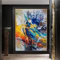 Handmade Oil Painting Canvas Wall Art Decoration Modern Abstract for Home Decor Rolled Frameless Unstretched Painting