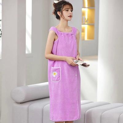 Microfiber Wearable Bath Towel Dress Super Absorbent Home Wear Bath Skirt Bath Towel Ladies Water-Absorbent Soft Thick Wrapped Bathrobe Quick-Dry Back To School College Student