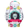 Sugar Skull Mexican Hoodie Anime Cartoon Anime Mexico Independence Day Day of the Dead Hoodie For Couple's Men's Women's Adults' 3D Print