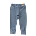 Kids Boys Pants Trousers Solid Color Keep Warm Pants Outdoor Fashion Daily Green Blue Pink Mid Waist