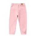 Kids Boys Pants Trousers Solid Color Keep Warm Pants Outdoor Fashion Daily Green Blue Pink Mid Waist