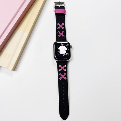 Sport Band Compatible with Apple Watch band 38mm 40mm 41mm 42mm 44mm 45mm 49mm Metal Clasp Adjustable PU Leather Strap Replacement Wristband for iwatch Ultra 2 Series 9 8 7 SE 6 5 4 3 2 1