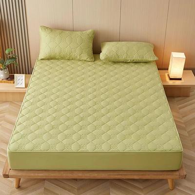 Queen Full King Protective Bed Cover Waterproof Mattress Protector Quilted Fitted Mattress Pad Bed Protector Mattress Cover with Elastic Band Thickened Urine-Proof