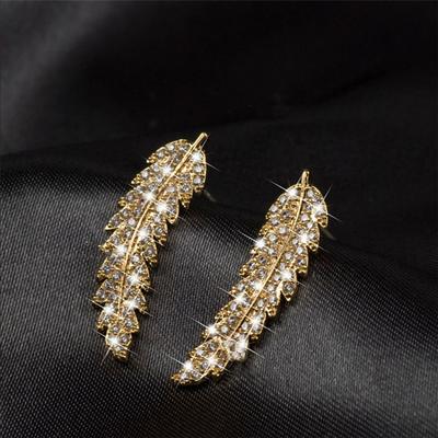 1 Pair Stud Earrings Drop Earrings For Women's Wedding Birthday Party Evening Alloy Classic Leaf