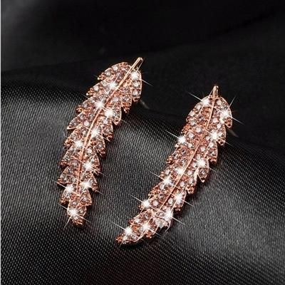1 Pair Stud Earrings Drop Earrings For Women's Wedding Birthday Party Evening Alloy Classic Leaf