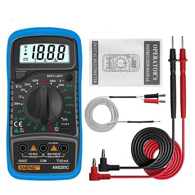 Digital Display Multimeter Multifunctional Digital Universal Watch With Backlight Home High-precision Voltage and Current Meter
