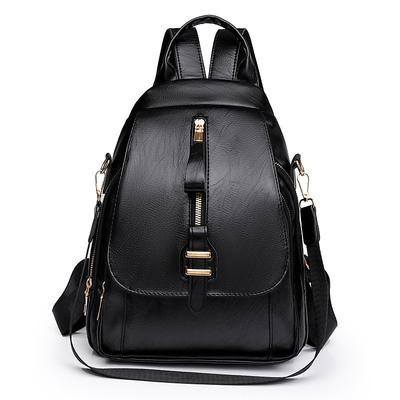 Women's Large Capacity Faux Leather Backpack – Multi-Carry Design with Adjustable Straps for Everyday, Travel, and Casual Use