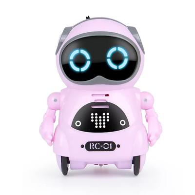 Pocket RC Robot Talking Interactive Dialogue Voice Recognition Record Singing Dancing Telling Story Mini RC Robot Toys Gift