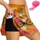 21Grams Women's Cycling Skort Skirt Bike Skirt Bottoms Race Fit Mountain Bike MTB Road Bike Cycling Sports Graphic 3D Pad Cycling Breathable Moisture Wicking Yellow Light Green Spandex Clothing