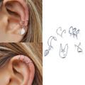 Europe and the United States cross-border new pearl ear clip men's and women's earrings non-piercing false cartilage earrings earrings jewelry