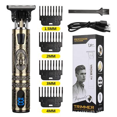 T9 USB Electric Hair Cutting Machine Professional Man Shaver Trimmer New Rechargeable Beard Trimmer Barber Hair Cutting Tools