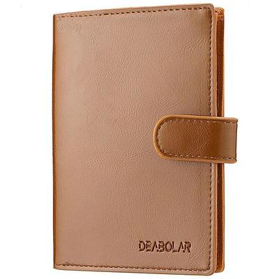 Credit Card Holder Wallet PU Leather Name Card Holder Luxury Waterproof Multi for Men, Back to School Gift