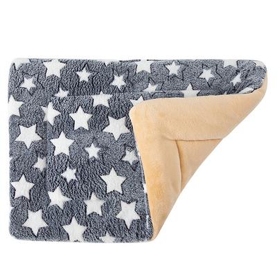 Soft Flannel Thickened Pet Soft Fleece Pad Pet Blanket Bed Mat For Dog Cat Sofa Cushion Bed for Cats Keep Warm Sleeping Cover