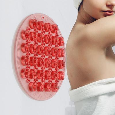 Silicone Bath Brush for Body Back Exfoliating Body Massage Brush Healthy Massage Shower Bathroom Wash Cleaning Tool