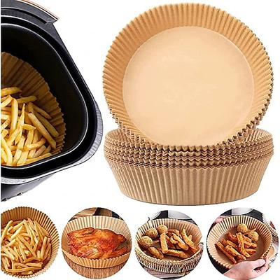 100PCS Special Paper for Air Fryer Liners Baking Oil-proof and Oil-absorbing Paper for Household Barbecue Plate Food Oven Kitchen Pan Pad