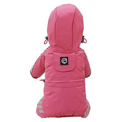 Dog Rain Coat Rain Jacket Fashion Reflective Waterproof Sports Outdoors Safety Beach Pool Dog Clothing for Husky Golden Retriever Bichon Frise Pomeranian Small