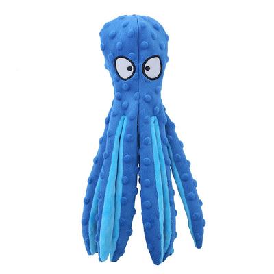 Squeaky Dog Toys Octopus No Stuffing Crinkle Plush Pet Training and Entertaining Durable Interactive Chew Toys for Puppy Teething Small Medium and Large Dogs 2 Pack