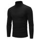 Men's T shirt Tee Turtleneck shirt Long Sleeve Shirt Plain Rolled collar Street Long Sleeve Clothing Apparel Vintage Essential