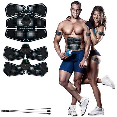 USB Abs Stimulator Muscle Toner Women Men Arms Legs Shaper Trainer Toner Abdominal Training Belt